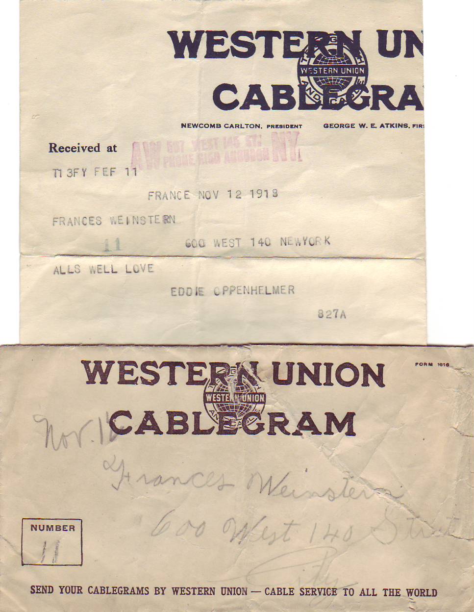 Telegraph Ww1
