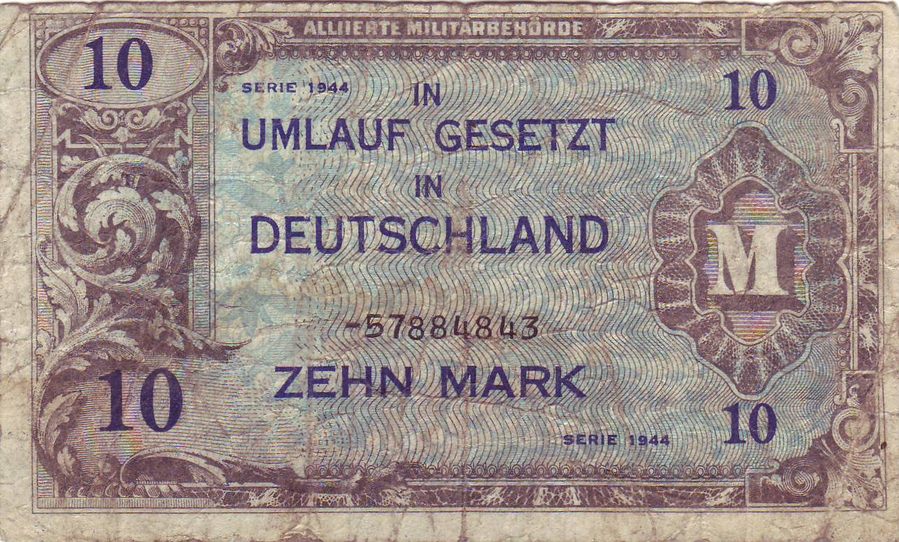 GERMANY 5 R PFENNING P M33 1942 ARMED FORCES APC UNC WORLD WAR MILITARY BANKNOTE 